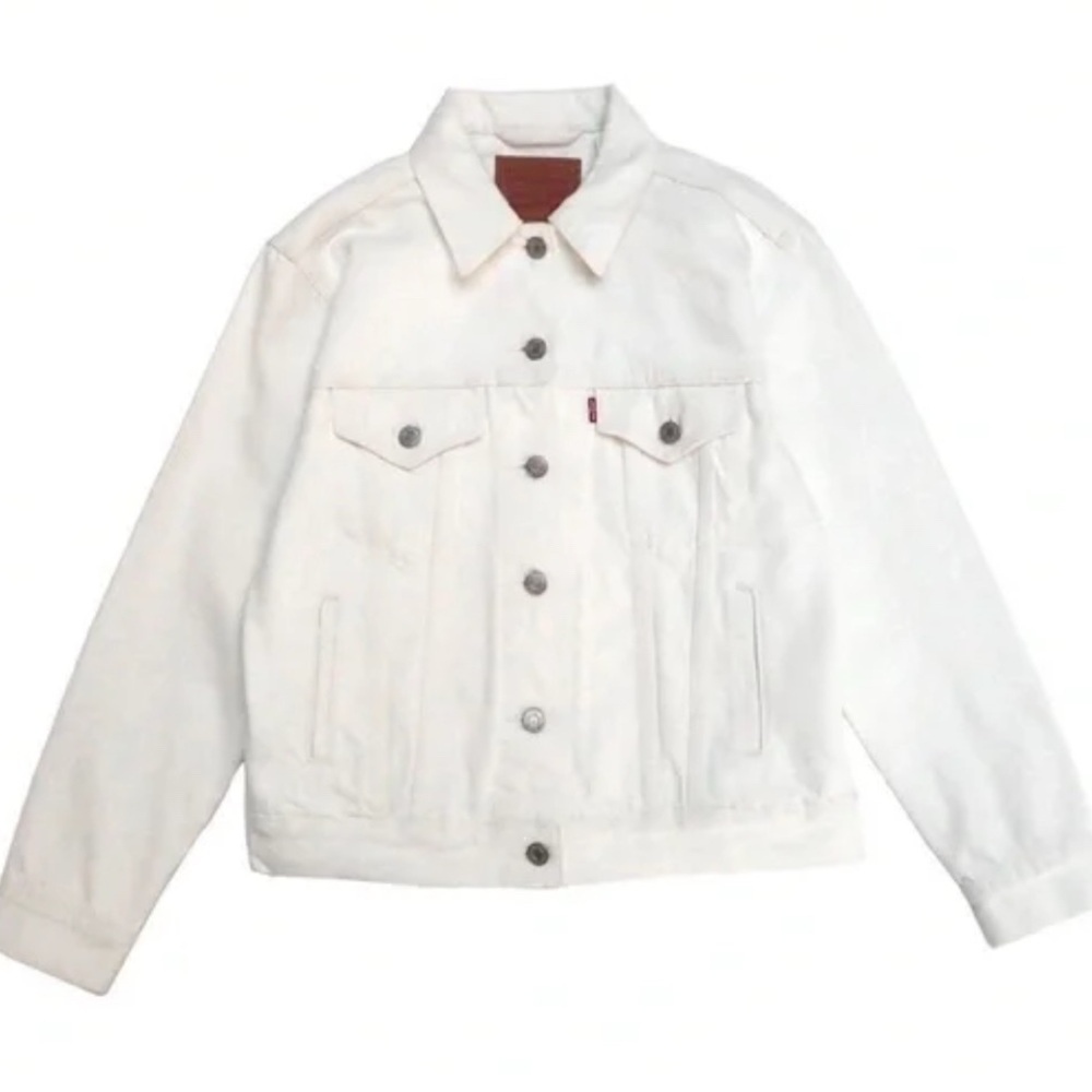 NWT Levi’s White Denim TRUCKER Jacket